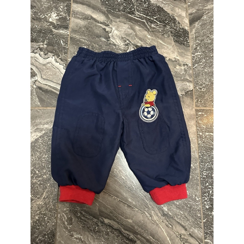 Vintage Winnie The Pooh Baby‎ Pants Blue 6/9 M 100 Acre Collection